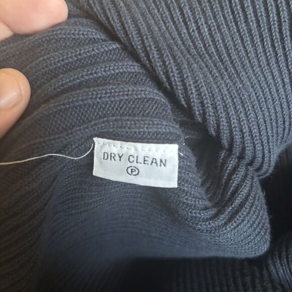 Indigo Palms Tommy Bahama Mens 1/4 Zip Pullover Blue Size Large Comfort Fall - Picture 12 of 12